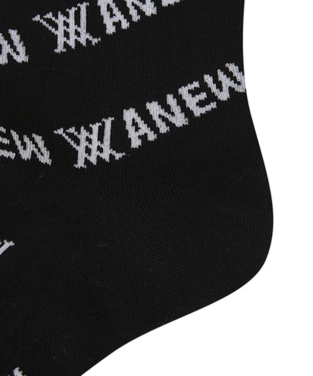 Diagonal Logo Repeat Long Neck Socks - Men's