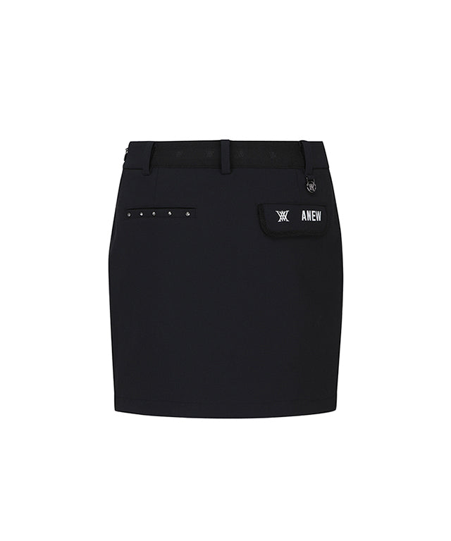 Women's Bonding H-Line Skirt - Black
