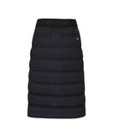Women's Long Length Down Wrap Skirt - Black