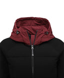 Women's Hybrid Hoodie Jacket - Black