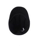 Women's Color Point Wool Knit Cap - Black
