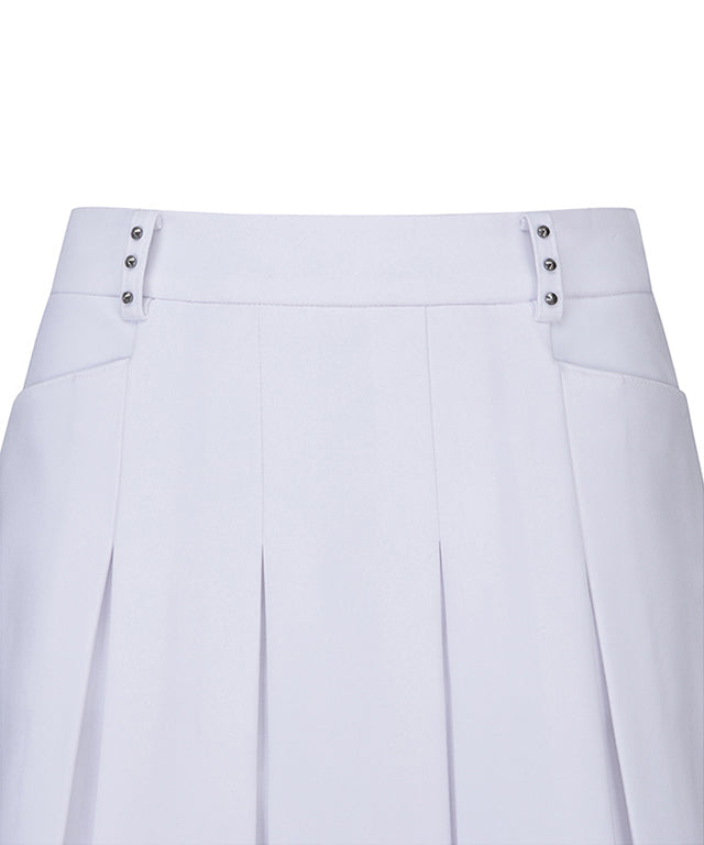 Women's Pocket Point Pleats SQ - Off White
