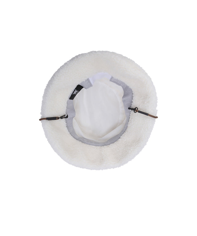 Women's Curly Bucket Hat - Ivory
