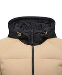 Women's Hybrid Hoodie Jacket - Beige