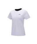 ANEW Golf Women's Square Lip Crew Neck Short T-Shirt - White