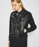 [Legacy Sale] Women's Camo Mix MA-1 Jacket - Black