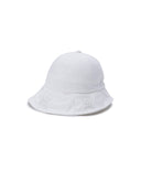 Women's Logo Unbalanced Bucket Hat - White