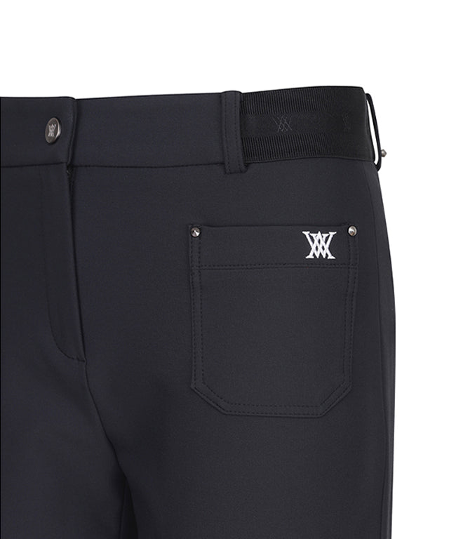 Women's Thin Fleece Basic L/PT - Black