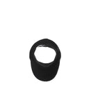 Solid Knit Visor - Black
