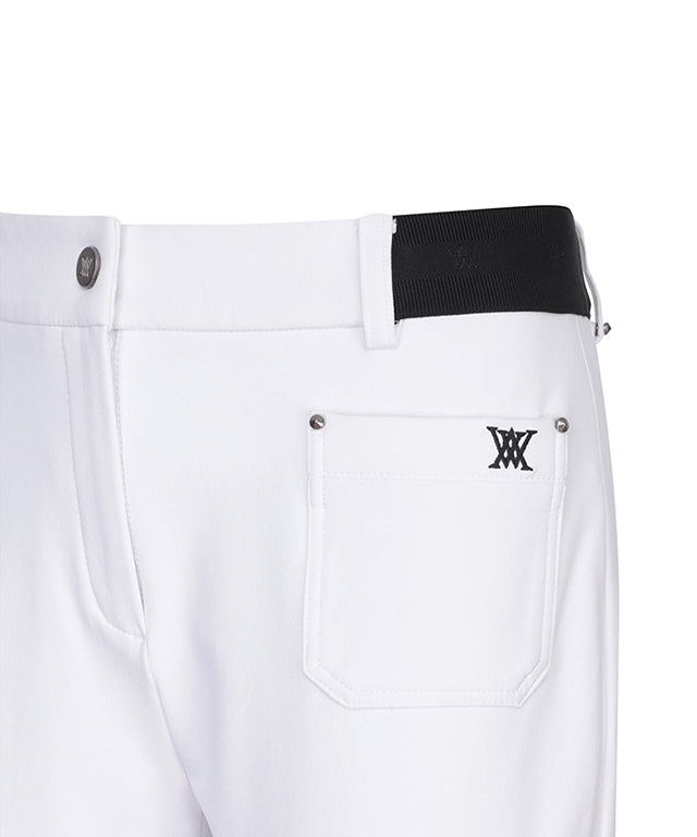 Women's Thin Fleece Basic L/PT - Off White