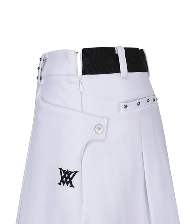 Women's Pocket Point Pleats SQ - Off White