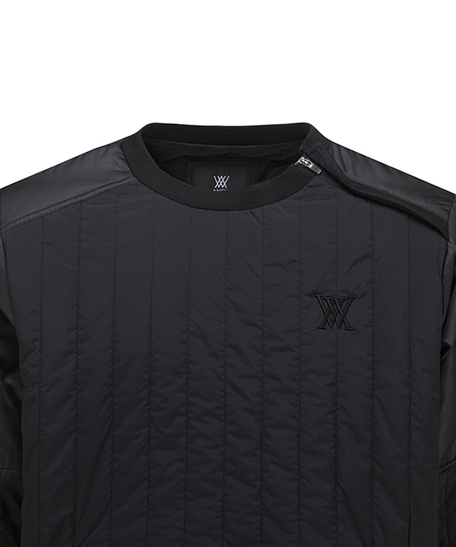 Men's Round Padding Anorak - Black