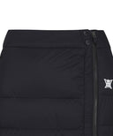 Women's Long Length Down Wrap Skirt - Black