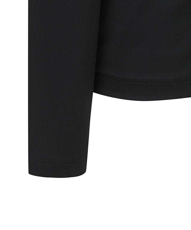 Women's Signature Logo Long T-Shirt - Black