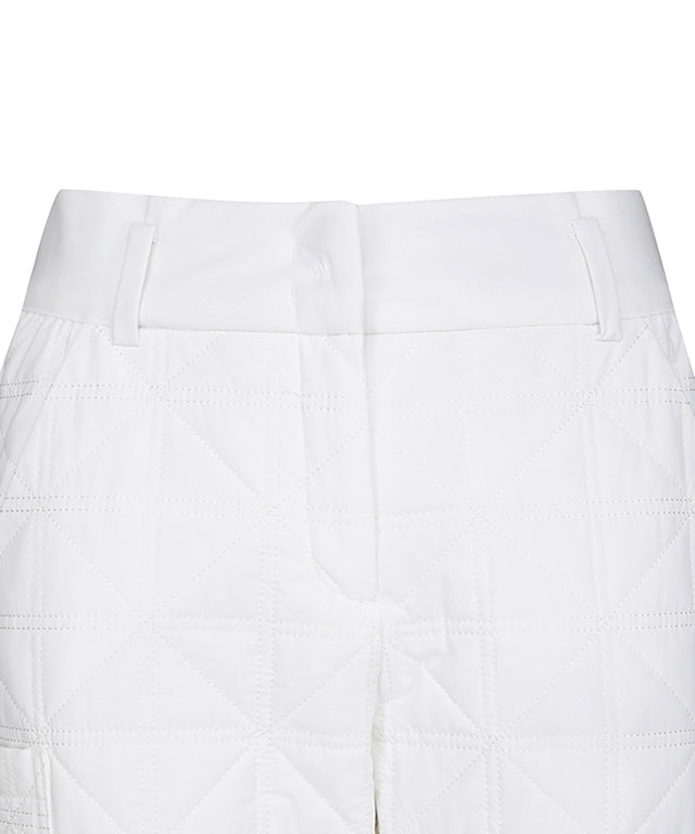 Women's Thinsulate Quilting Point Jogger L/PT - White