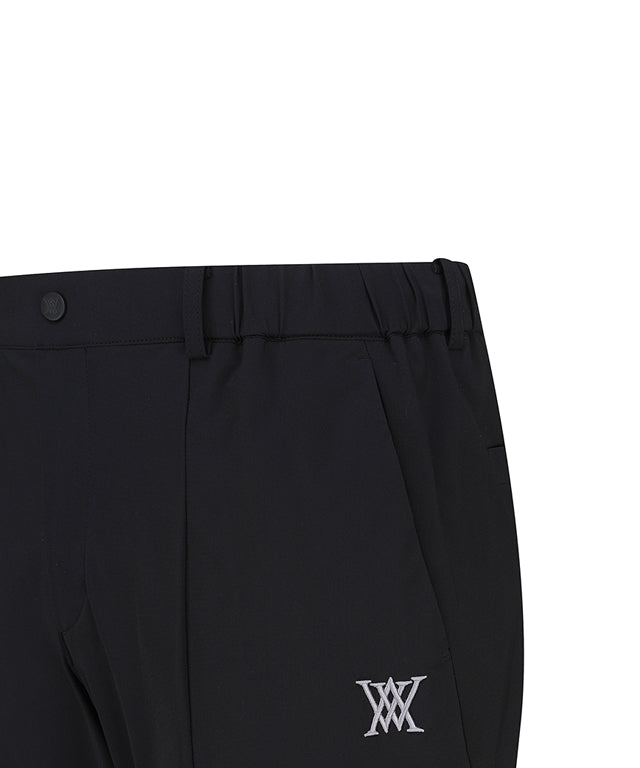 Men's Tricot Ventilation Long Pants - Black