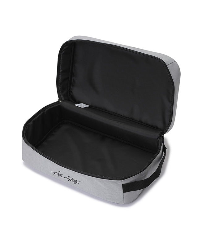 Double Logo Shoe Case - Gray