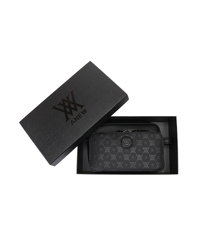 Detachable Monogram Pouch - Black
