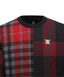 Men's Check Point Sweater - Black