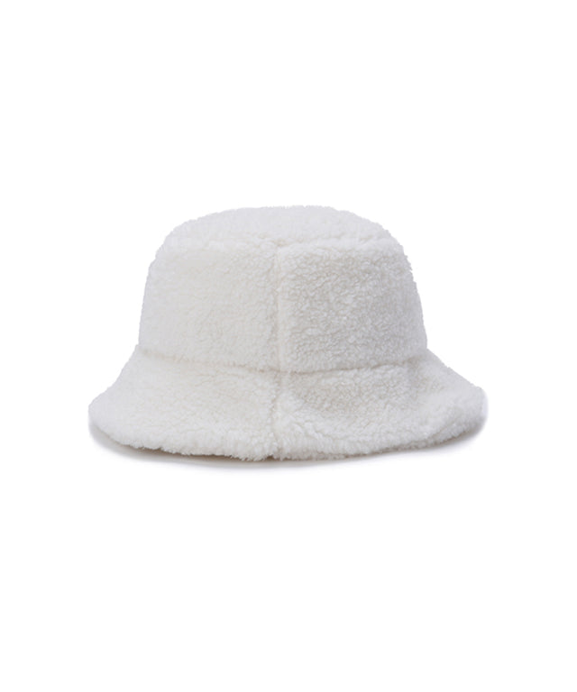 Women's Curly Bucket Hat - Ivory