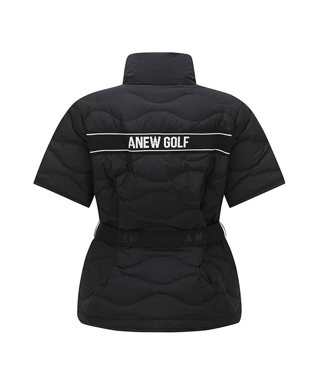 Women's Short Sleeve Tube Down JK - Black
