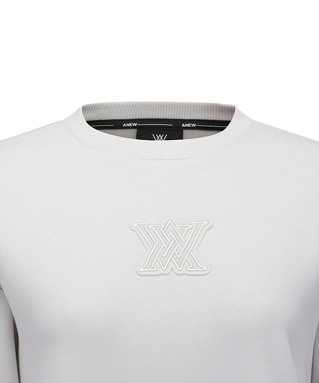 Women's Logo Point Sweatshirt - Light Gray