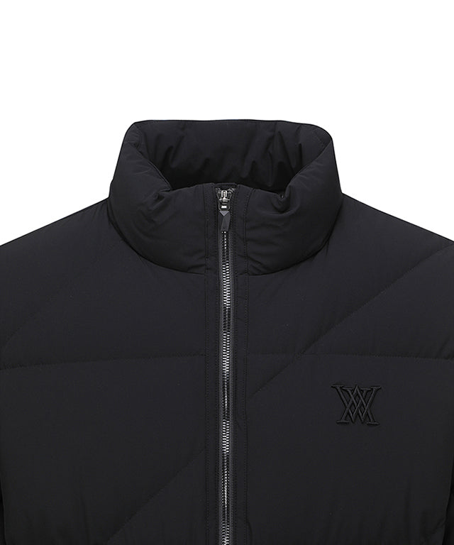 Men's Swing Down Puffer Jacket - Black