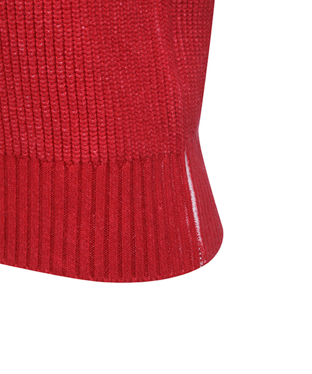 Women's Dyed Pullover - Red