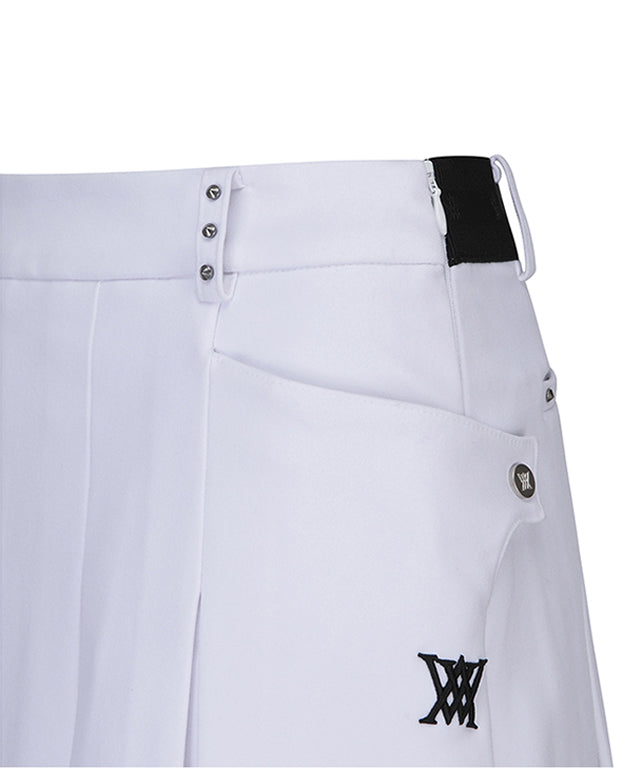 Women's Pocket Point Pleats SQ - Off White