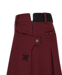 Women's Pocket Point Pleats SQ - Wine
