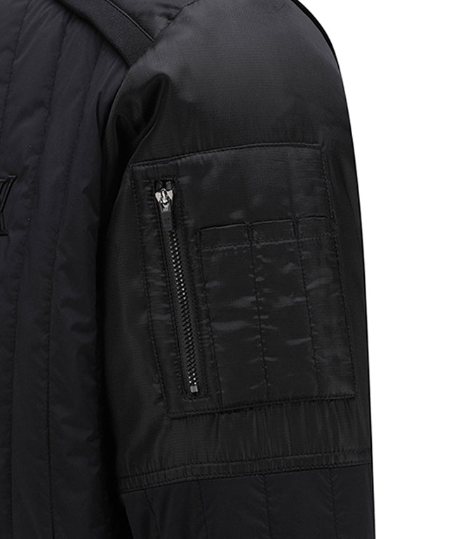 Men's Round Padding Anorak - Black