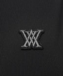 Women's Ribbed Pleated Block Bress - Black