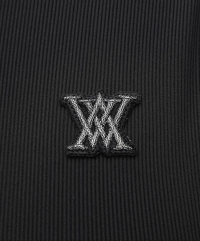 Women's Ribbed Pleated Block Bress - Black