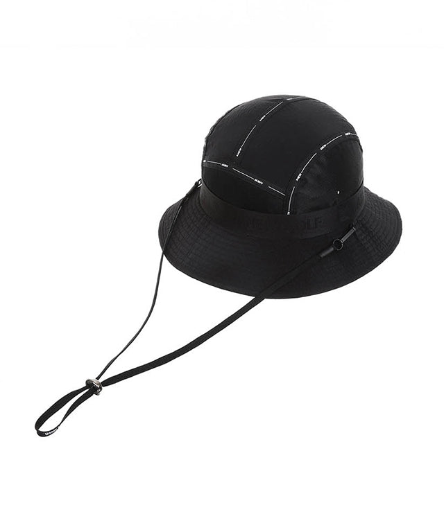Men's Visor Logo Point Nylon Bucket Hat - 2 Colors