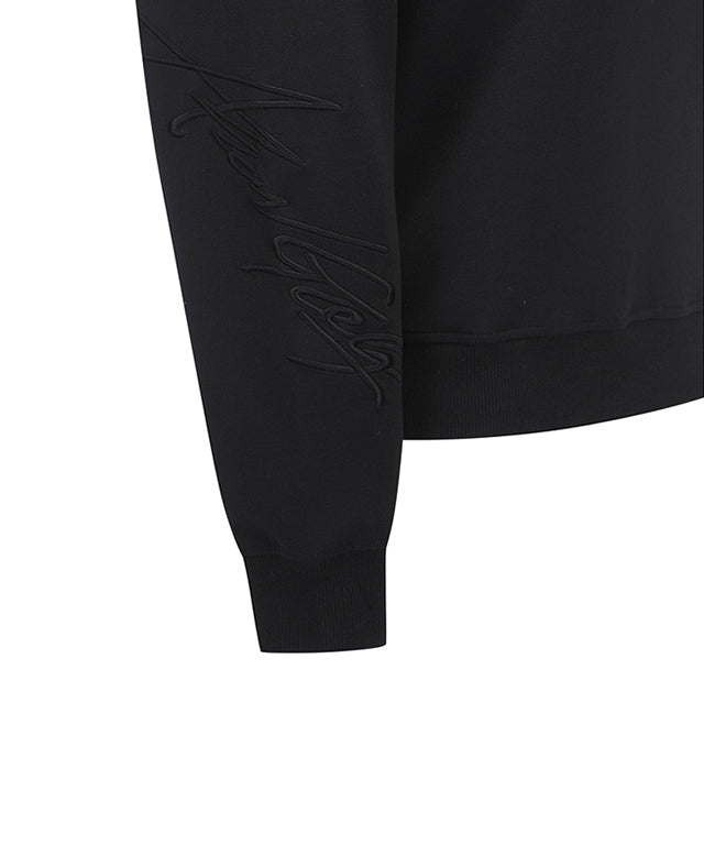 Women's Logo Point Sweatshirt - Black
