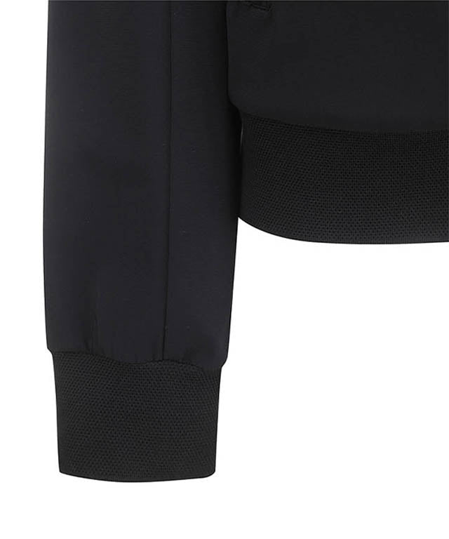 Women's Signature Tricot Set Up Jacket -Black
