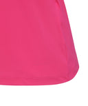 Women's High-Neck Mesh Back Short-Sleeved T-Shirt - Pink