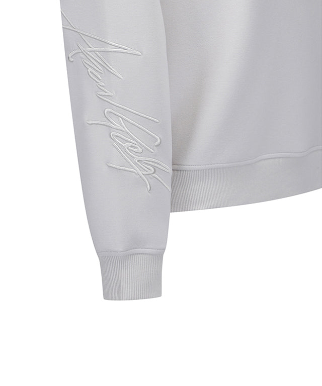 Women's Logo Point Sweatshirt - Light Gray