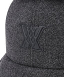 Women's Wool Double Bucket Hat - Charcoal Grey