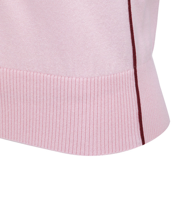 Women's Collared PSweater - Pink