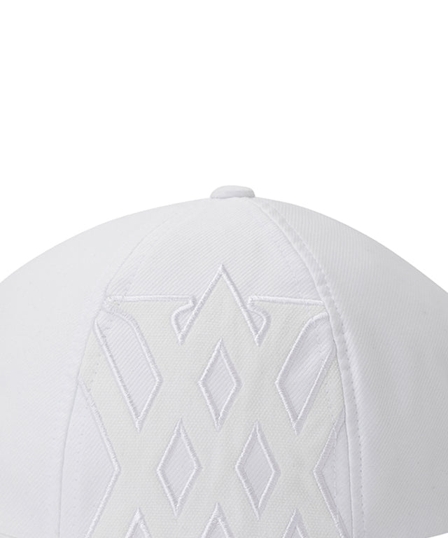 Point Logo Ball Cap - White