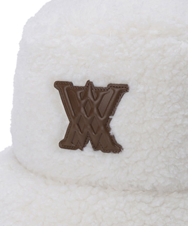Women's Curly Bucket Hat - Ivory