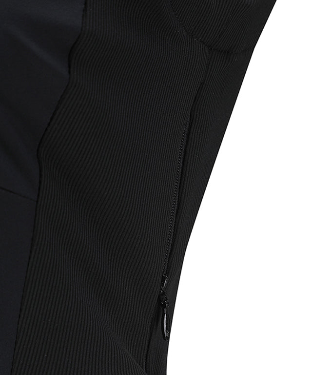 Women's Sleeveless Flare One Piece - Black