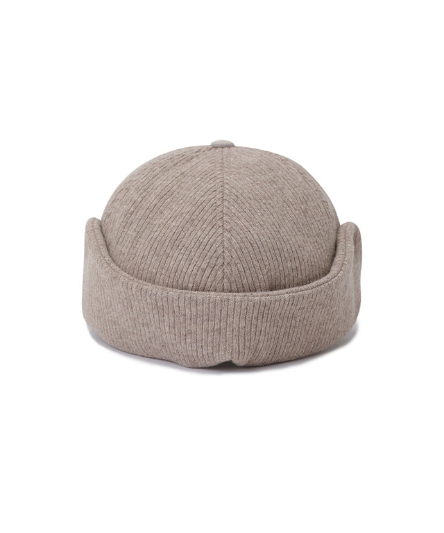 Men's Wool Knit Ball Cap - Beige