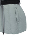 Women's Knit Detachable Medium Length Down JK - Mint