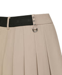 [Signature] ANEW Golf Women's Pleated Golf Skirt Half H/PT - Beige