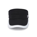 Women's Wide Brim Logo Sunvisor_BK