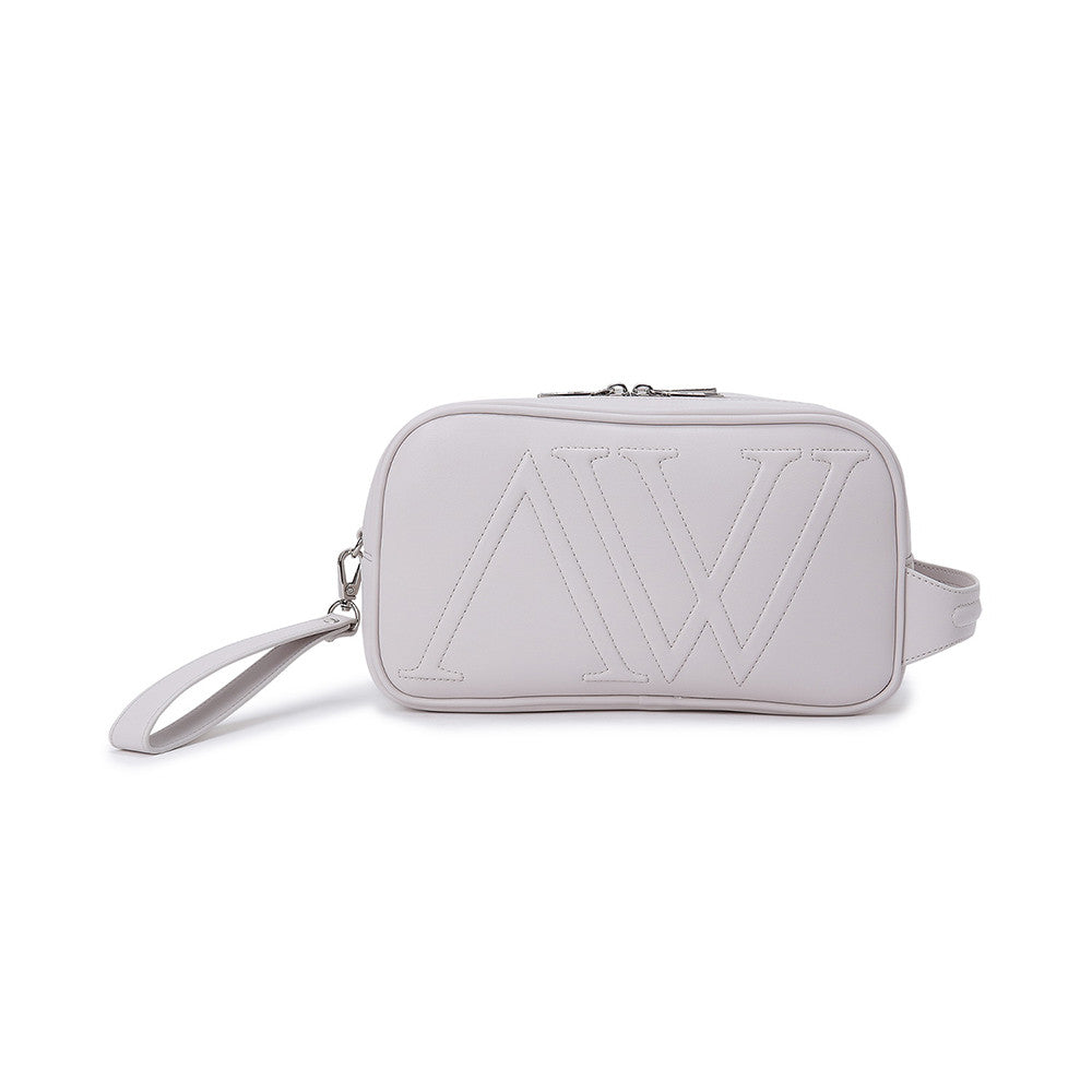 New AW Embossed Pouch_WH