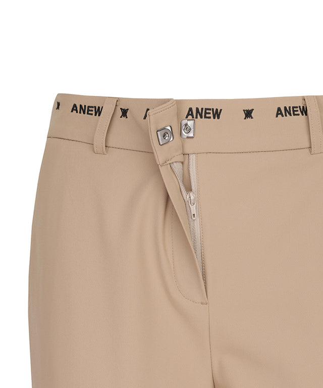 Women's Essential Logo Banding L/PT - Light Beige