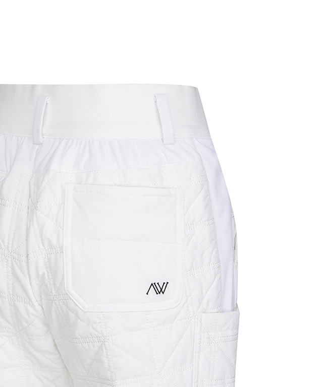 Women's Thinsulate Quilting Point Jogger L/PT - White